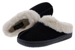 Clarks Women's JMS0587 Suede Indoor & Outdoor House Slippers -Altra Store 0253003 06