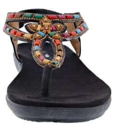 Patrizia Crema Wedge Thong Sandals By Spring Step -Altra Store 0256901 03