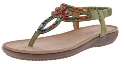 Patrizia Crema Wedge Thong Sandals By Spring Step -Altra Store 0256902 01