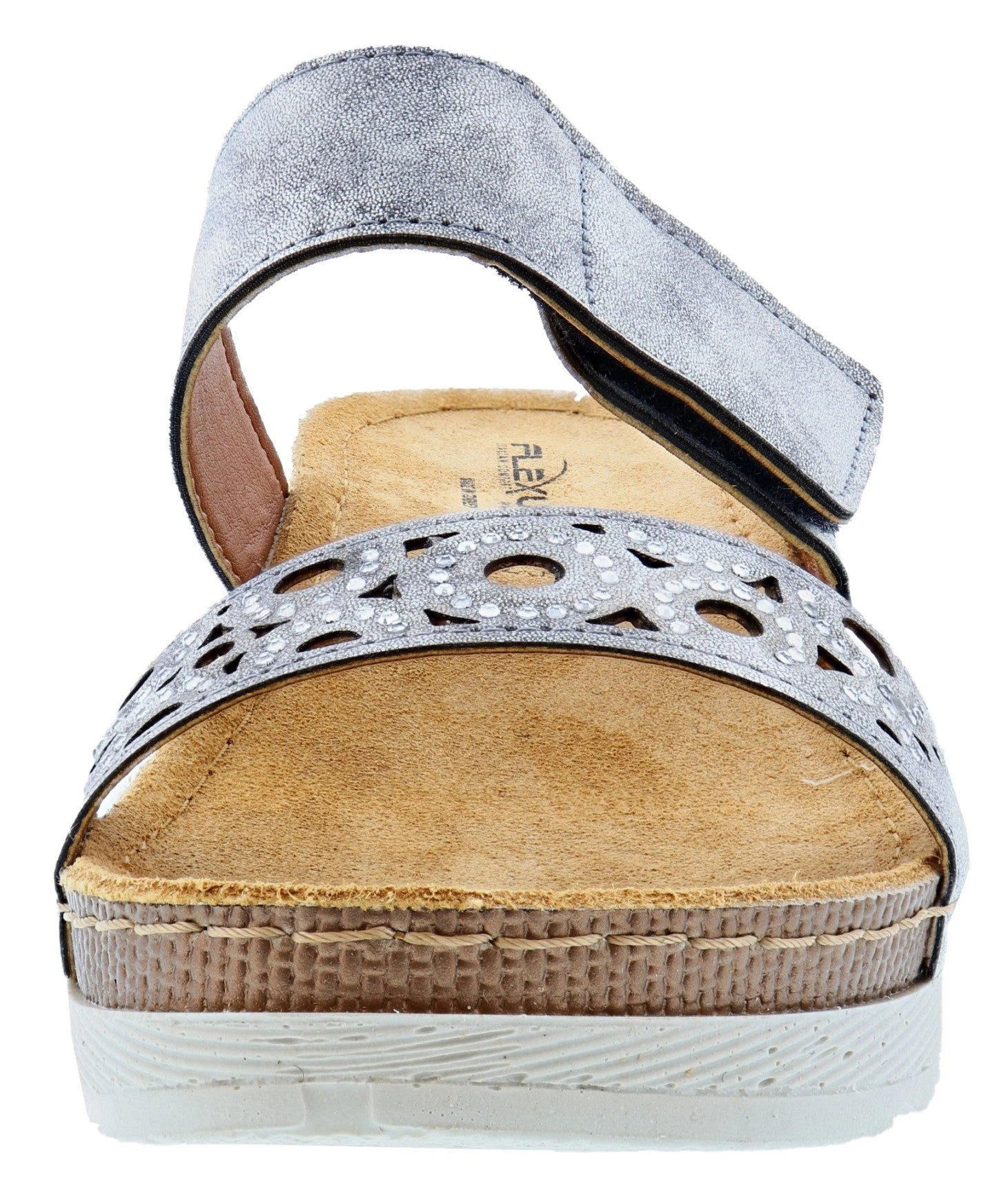 Flexus Women's Kalmia Comfortable Hook & Loop Slide Sandals 5 Flexus Women's Kalmia Comfortable Hook & Loop Slide Sandals - Image 3