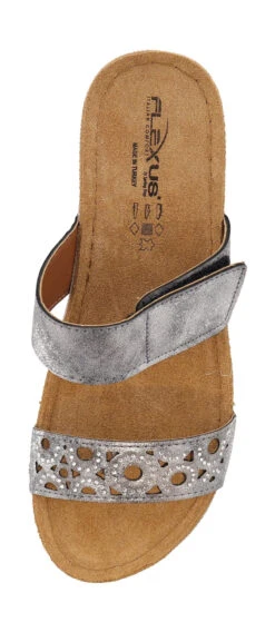 Flexus Women's Kalmia Comfortable Hook & Loop Slide Sandals 11 Flexus Women's Kalmia Comfortable Hook & Loop Slide Sandals -Altra Store 0258101 05