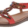 Patrizia Women's Volcanic T-Strap Summer Sandals By Spring Step -Altra Store 0265801 01