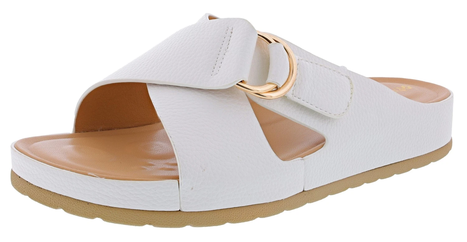 Patrizia Women's Rutha Adjustable Strap Slide Sandals By Spring Step 3 Patrizia Women's Rutha Adjustable Strap Slide Sandals By Spring Step