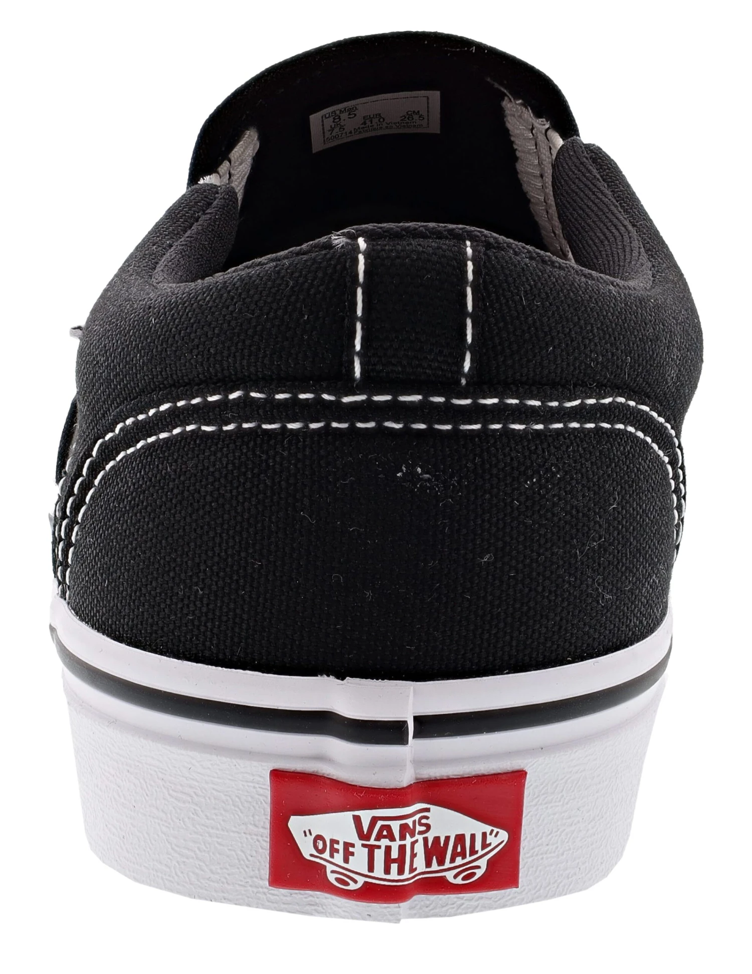 Vans Women's Asher Low Canvas Slip On Shoes 11 Vans Women's Asher Low Canvas Slip On Shoes - Image 9