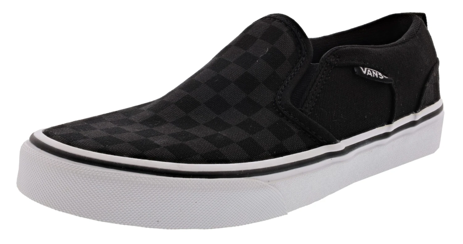 Vans Kid's Asher Checkerboard Slip On Sneakers 3 Vans Kid's Asher Checkerboard Slip On Sneakers