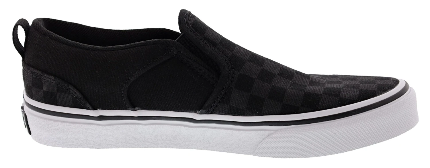 Vans Kid's Asher Checkerboard Slip On Sneakers 4 Vans Kid's Asher Checkerboard Slip On Sneakers - Image 2