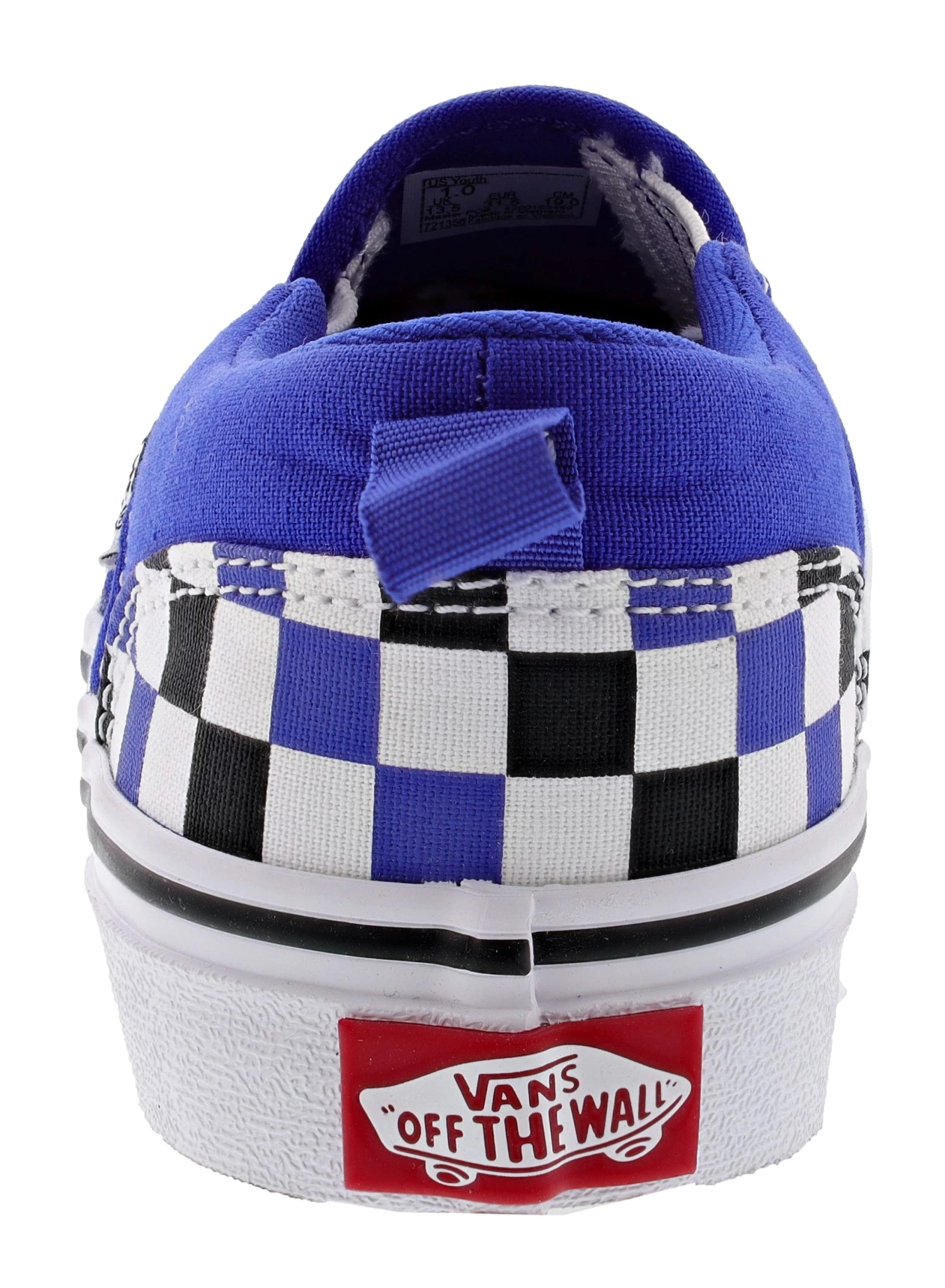 Vans Kid's Asher Checkerboard Slip On Sneakers 16 Vans Kid's Asher Checkerboard Slip On Sneakers - Image 14