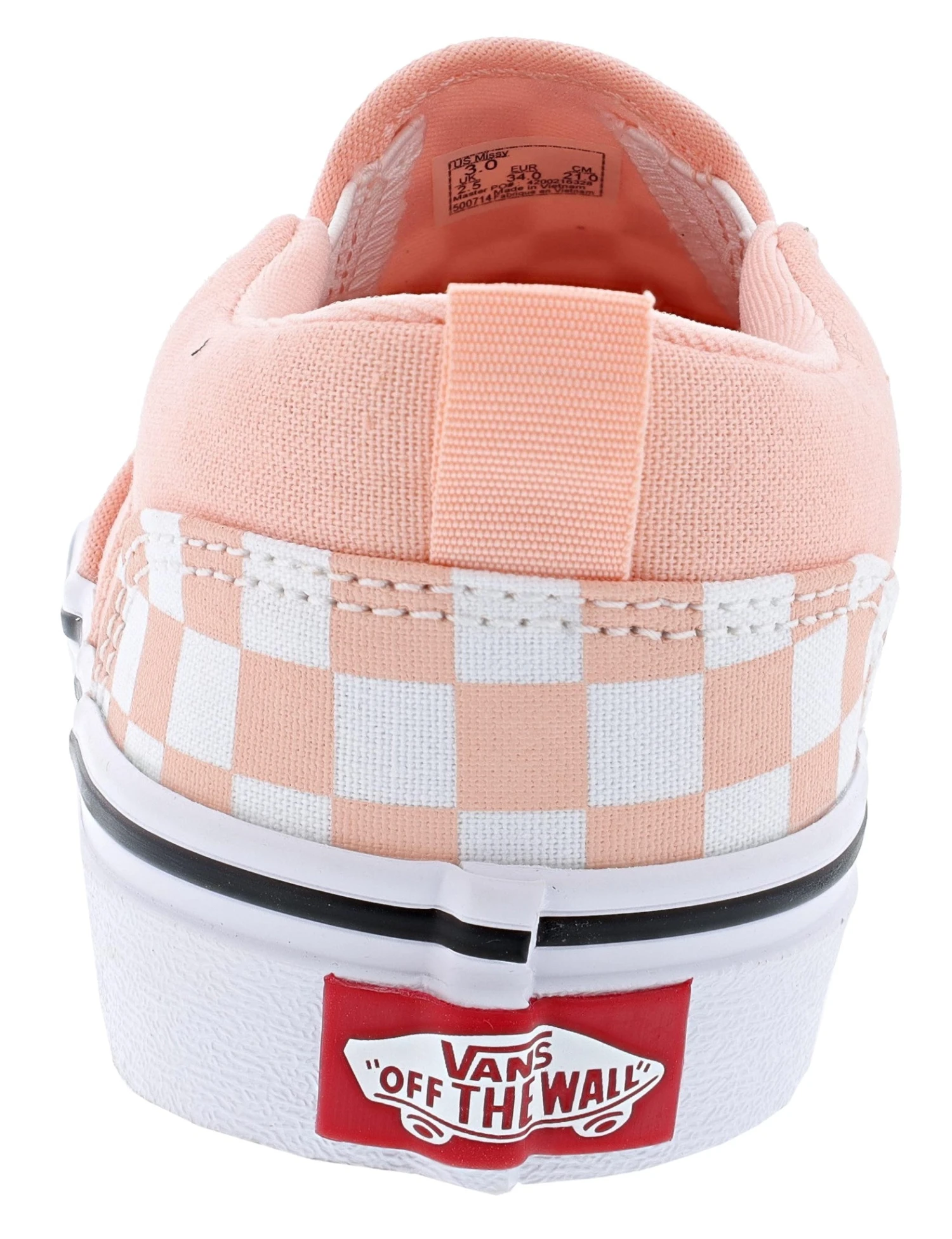 Vans Kid's Asher Checkerboard Slip On Sneakers 21 Vans Kid's Asher Checkerboard Slip On Sneakers - Image 19