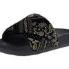 Skechers X Snoop Dogg: Low Slider- Velvet Paisley Men's Sandals