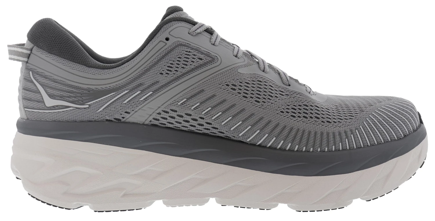 Hoka Men's Ultra Marathon Cushioned Running Shoes Bondi 7 4 Hoka Men's Ultra Marathon Cushioned Running Shoes Bondi 7 - Image 2