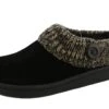 Clarks Women's Knitted Collar Clog Winter Slippers Angelina -Altra Store 0799101 01