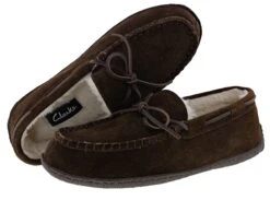 Clarks Men's Augusta Moccasin Winter Slippers 31 Clarks Men's Augusta Moccasin Winter Slippers -Altra Store 0800702 06