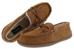 Clarks Men's Augusta Moccasin Winter Slippers 37 Clarks Men's Augusta Moccasin Winter Slippers -Altra Store 0800703 06