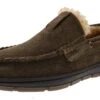 Clarks Men's Indoor Outdoor Moccasin Winter Slippers Justin -Altra Store 0801501 01