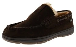 Clarks Men's Indoor Outdoor Moccasin Winter Slippers Justin -Altra Store 0801503 01