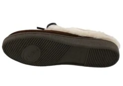 Clarks Womens Winter Cozy Fur Easy On Lightweight Suede Slippers -Altra Store 28056