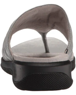 Softwalk Womens Summer Wide Width Leather Sandals Wedge Slides -Altra Store 29189