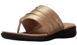 Softwalk Womens Summer Wide Width Leather Sandals Wedge Slides -Altra Store 29191 5daaecbe ab00 4a96 a839 5844b881ba4f