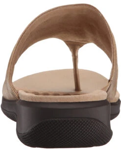 Softwalk Womens Summer Wide Width Leather Sandals Wedge Slides -Altra Store 29194