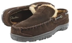 Clarks Men Warm Cozy Easy On Slip On Moccasin Slippers Warren 34 Clarks Men Warm Cozy Easy On Slip On Moccasin Slippers Warren -Altra Store 41463