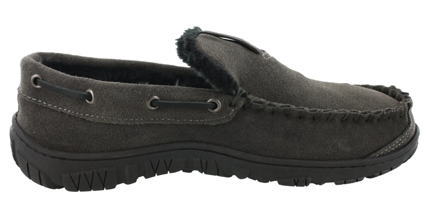 Clarks Men Warm Cozy Easy On Slip On Moccasin Slippers Warren 16 Clarks Men Warm Cozy Easy On Slip On Moccasin Slippers Warren - Image 14