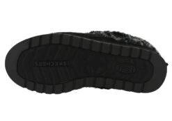 Skechers Women Wide Width Furry Cozy Open Back Slippers Ice Angel -Altra Store 42278