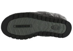 Skechers Women Wide Width Furry Cozy Open Back Slippers Ice Angel -Altra Store 42283