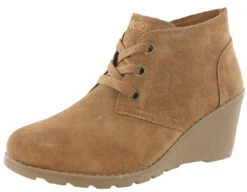 Skechers Women Tumble Weed Ghost Town Wedge Ankle Chukka Boots -Altra Store 46673 c56ce39c c43e 429c bdcb b862041f085c
