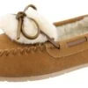 Clarks Women Warm Cozy Slip On Moccasin Slippers Holly -Altra Store 46771