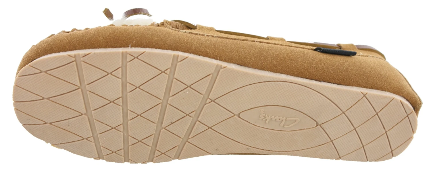 Clarks Women Warm Cozy Slip On Moccasin Slippers Holly 7 Clarks Women Warm Cozy Slip On Moccasin Slippers Holly - Image 5